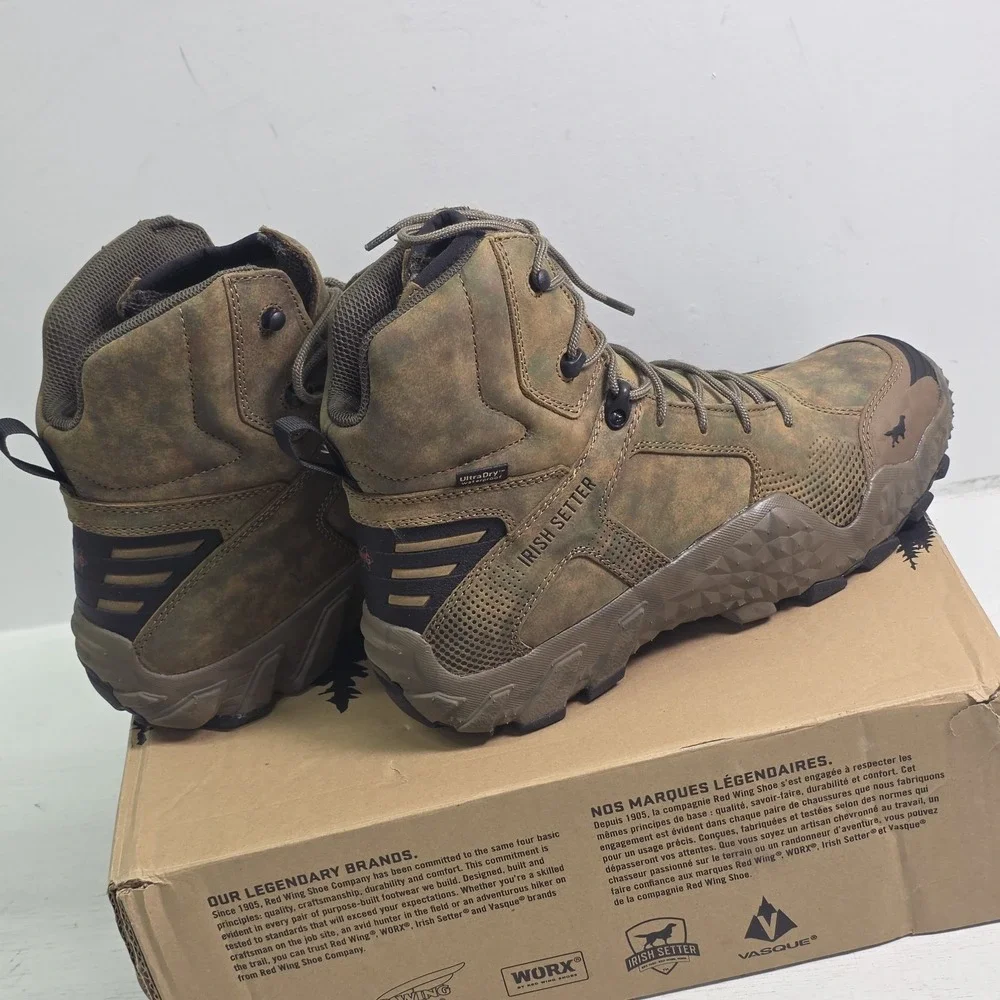 Irish Setter VaprTrek 2815 Red Wing Shoes Men's 10.5 D Camo Hunting Boots 8